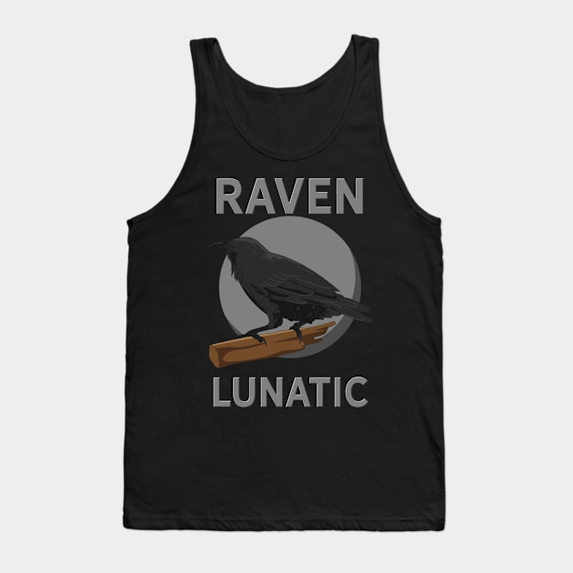 Raven Lunatic Tank Top by Fresan
